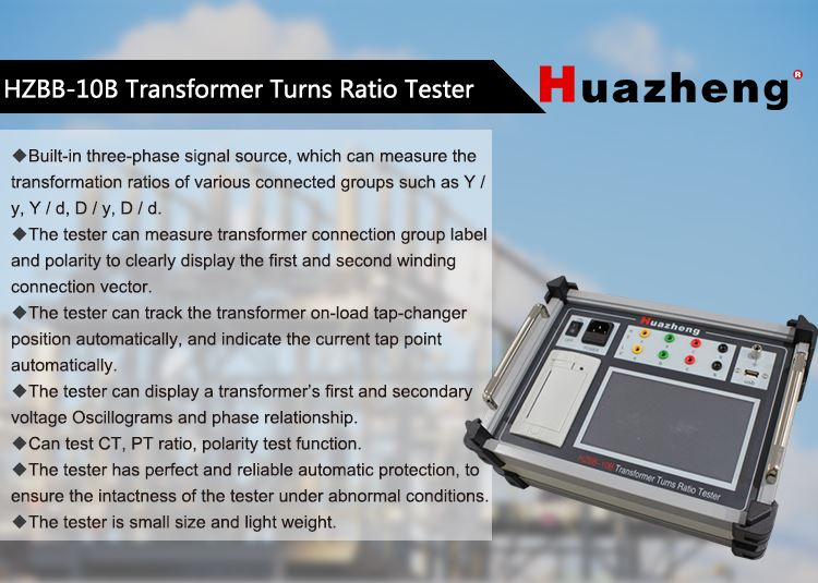 HZBB-10B Transformer otočí ratio test Kit Video